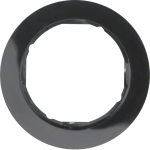 Рамка одинарна HAGER-BERKER чорна R Classic