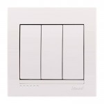 Вимикач LEZARD Deriy 702-0202-109 3кл. білий