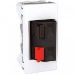 Розетка SCHNEIDER UNICA MGU3.487.18 аудіо 1 мод. біла