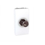 Розетка SCHNEIDER UNICA MGU3.468.18 TV індивідуальна гніздовий роз'єм 1 мод. біла