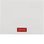 Клавіша з лінзами HAGER-BERKER полярна білизна К.1