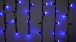 Гирлянда внешняя DELUX ICICLE 75LED 2x0.7m 18 flash синий/черный IP44 EN
