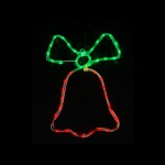 Гірлянда зовнішня DELUX MOTIF Bell 50*35 см 3 flash червоний/зелений IP44 EN