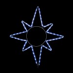 Гірлянда зовнішня DELUX MOTIF Star 65*75см 8 flash білий IP44 EN