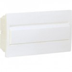 Щит вбудовуваний HAGER COSMOS VR118PD 1 ряд 18 мод. білі двері