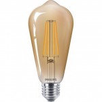 Led лампа PHILIPS LEDClassic 5.5-48W ST64 E27 825 CL GOLD ND APR FIL світлодіодна