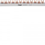 Шина Hager KDN363В вилочна 3-полюсна 63A 57 модулів з ізоляцією