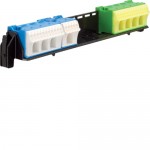 Держатель Hager VZ462 с клеммами PE/N: 16xN+14xPE/4xN+4xPE для 2-рядных щитков