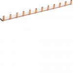 Шина Hager KB163A штирьова 1-полюсна 63A 12 модулів з ізоляцією