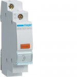 Індикатор фази HAGER на DIN рейку (жовтий) 1м світлодіод 230В АС SVN123