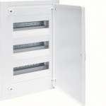 Щит вбудовуваний HAGER GOLF VF312PD 3 ряди 36 мод. білі двері