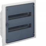 Щит вбудовуваний HAGER GOLF VF218TD 2 ряди 36 мод. прозорі двері