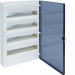 Щит накладний HAGER GOLF VS418TD 4 ряди 72 мод. прозорі двері