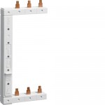 Шина Hager KCL363L фазна вертикальна 3-полюсна 10 мм? 2 ряди ліва