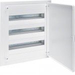 Щит вбудовуваний HAGER GOLF VF318PD 3 ряди 54 мод. білі двері