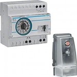 Реле сутінкове HAGER з добовим аналоговим таймером EH110