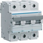 Автовимикач HAGER 125А 3п С 10 kA 4.5м HLF399S