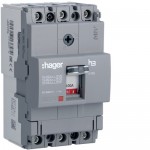 Силовой автоматический выключатель HAGER HDA100L 100А 3п x160 18kA Тфикс./Мфикс.