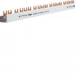 Шина Hager KDN463B вилочна 4-полюсна 63A 57 модулів з ізоляцією