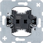 Механізм одноклавішного вимикача HAGER-BERKER 2-полюсний 10АХ/250В