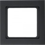 Рамка одинарна HAGER-BERKER антрацит Q.3