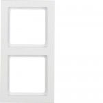 Рамка подвійна HAGER-BERKER біла Q.3