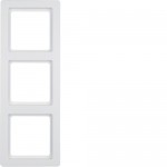 Рамка потрійна HAGER-BERKER біла Q.1