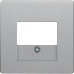 Накладка для розеток громкоговорителей USB-розеток HAGER-BERKER алюминий Q.х