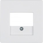 Накладка для розеток гучномовців USB-розеток HAGER-BERKER білий Q.х