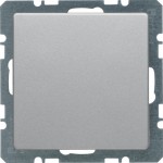 Заглушка HAGER-BERKER без цоколя з центральною панеллю алюміній Q.х