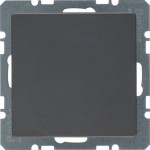 Заглушка HAGER-BERKER без цоколя з центральною панеллю антрацит Q.х