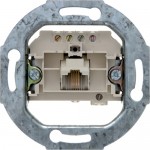 Механізм розетки інформаційної HAGER-BERKER UAE 8 (4) -полюсн. Кат.3