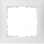 Рамка одинарна HAGER-BERKER полярна білизна S.1
