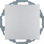 Розетка с заземляющим контактом HAGER-BERKER с дополнит. защитой контактов с крышкой 16А/250В алюминий S.1