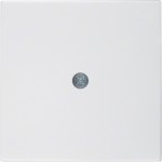 Центральна панель для виведення кабелю HAGER-BERKER полярна білизна S.1