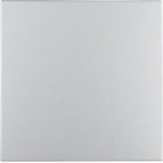 Клавіша одинарна HAGER-BERKER алюміній S.1