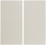 Кнопка подвійна HAGER-BERKER біла S.1