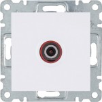 Розетка САТ HAGER LUMINA біла