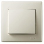Вимикач LEZARD Lesya 705-0303-100 1кл. крем