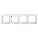 Рамка LEZARD Lesya 705-0200-149 четверная біла