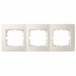 Рамка LEZARD Lesya 705-0300-148 потрійна крем