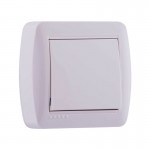 Вимикач зовнішній LEZARD Demet 711-0200-100 1кл. білий