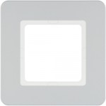 Рамка одинарна HAGER-BERKER пластик алюміній Q.7