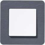 Рамка одинарна HAGER-BERKER сланець Q.7