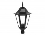 Світильник DELUX PALACE A003 Big 60W E27 чорний садово-парковий