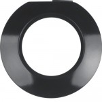 Рамка кінцева HAGER-BERKER одномісна чорна 1930