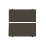 Вимикач ABB Zenit перехресний (Сх.7) 2 мод. чорний матовий N2210 NТ