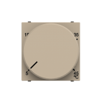 Терморегулятор теплого пола ABB Zenit с датчиком 2 мод. шампань N2240.3CV