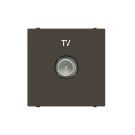 Розетка TV ABB Zenit індивідуальна 2 мод. антрацит N2250.7AN