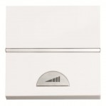 Світлорегулювач ABB Zenit клавішний 40-450Вт 2 мод. білий N2260BL